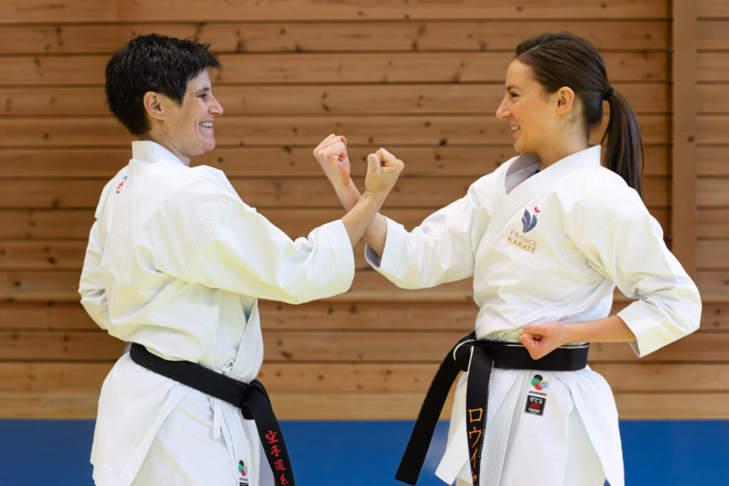 Photographie entraînement sportif karaté avec un athlète en Alsace